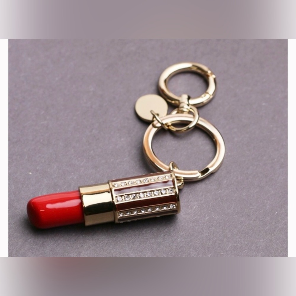Henri Bendel lipstick key chain